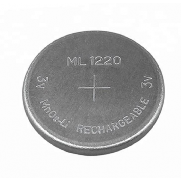 Pile bouton rechargeable ML1220 lithium 3V 18mAh
