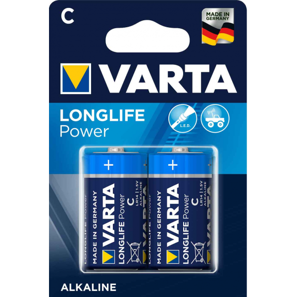 Pile alcaline type C LR14 1.5V Varta LongLife Power