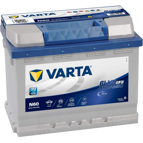 Batterie de démarrage Varta Blue Dynamic L2 N60 12V 60Ah / 640A
