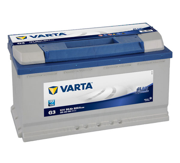 Batterie de démarrage Varta Blue Dynamic L5 G3 12V 95Ah / 800A