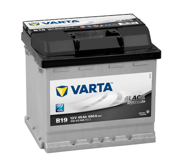 Batterie Voiture Varta B19 Black Dynamic 12V 45Ah 400A