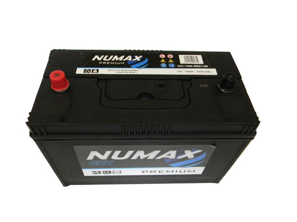 Batterie de démarrage Poids Lourds et Agricoles Numax Premium TRUCKS GR31  C31-1000 12V 120Ah / 1000A, batterie tracteur agricole 