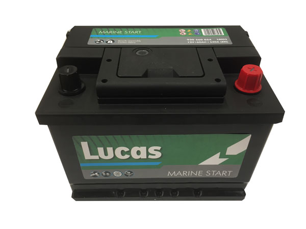 Batterie de démarrage Loisirs/Camping-cars Lucas Marine Starter LB2 LM02 12V  60Ah / 540A