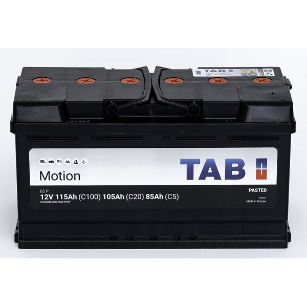 Batterie de décharge lente Loisirs/Camping-Cars TAB Motion L5 85 P 12V  115/105/85Ah