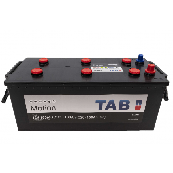 Batterie de décharge lente Loisirs/Camping-Cars TAB Motion B 150 P 12V  190/180/150Ah