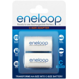 Adaptateur PANASONIC ENELOOP LR6 AA vers C LR14