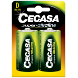 LR20/D - CEGASA PILE SUPER ALCALINE - BLISTER DE 2