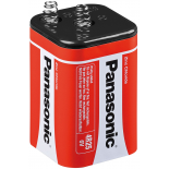 Pile Panasonic ecoli 4R25 6V Saline coque plastique