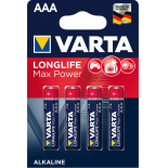 LR3/AAA- BLISTER DE 4 PILES ALCALINES 1,5 V LONG LIFE MAX POWER