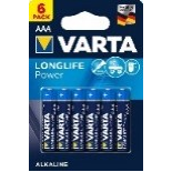 LR06/AA - VARTA LONG LIFE POWER ALCALINE - BLISTER DE 6