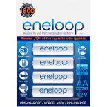 4 piles rechargeables accu PANASONIC ENELOOP LR6 AA 2000mAh.