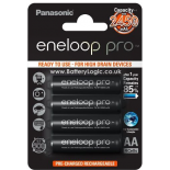 4 piles rechargeables accu PANASONIC ENELOOP XX LR6 AA 2450mAh