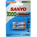 4 piles rechargeables accu Cegasa AAA LR03 1.2V 1000mAH