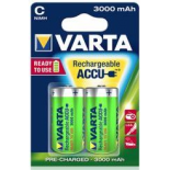 2 piles rechargeables Varta C LR14 1.2V 3000mAh