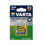 Piles rechargeables AAA-HR3 800mAH x 4 VARTA