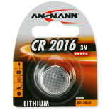 Pile bouton lithium Ansmann CR2016