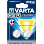 2 piles lithium boutons Varta CR2032