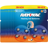 80 piles auditives RAYOVAC 13