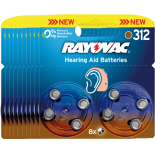 80 piles auditives RAYOVAC 312