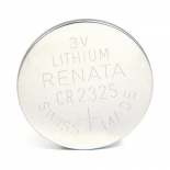 Pile bouton lithium blister CR2325 RENATA 3V 190mAh