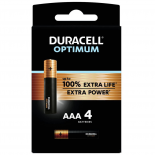 LR03/AAA - DURACELL OPTIMUM  - BLISTER DE 4