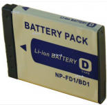 Batterie de camescope pour NP-FD1 / BD1 3.7V Li-Ion 700 / 800mAh
