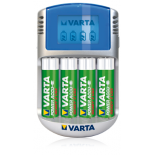 Chargeur de piles rechargeables Varta LCD + 4 accus AA 2400mah Ready to Use