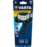 LAMPE FRONTALE VARTA SPORT HEAD LIGHT + 3 AAA