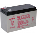 BATTERIE PLOMB ETANCHE ENERSYS NP7-12 petites cosses - 12V 7Ah