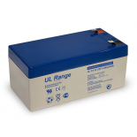 BATTERIE PLOMB ETANCHE ULTRACELL NP3.4-12 / UL 3.4-12 - 12V 3.4ah