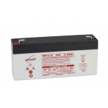 Batterie Plomb AGM Enersys NP3-6 6 Volts 3Ah (134x34x60mm)