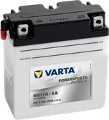 Batterie Quad VARTA  Powersports AGM  Freshpack 6N11A-3A - 6V 11Ah 80A