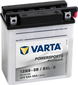 Batterie Quad VARTA  Powersports AGM  Freshpack 12N5-3B / B5L-B - 12V 5Ah 60A