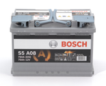 Batterie de démarrage Auto BOSCH S5 AGM S5A08 12V 70Ah 760 A EN - Compatible Start-Stop