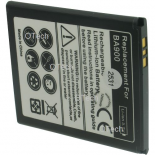 Batterie de téléphone portable pour SONY BA900 3.7V Li-Ion 1250mAh