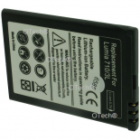 Batterie de téléphone portable pour NOKIA Lumia 710 / 3L 3.7V Li-Ion 1000mAh