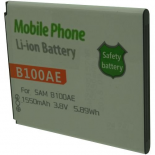 Batterie de téléphone portable pour SAMSUNG B100AE 3.8V Li-Ion 1550mAh
