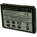 Batterie de tlphone portable pour HTC G16 3.7V Li-Ion 1250mAh