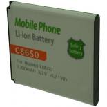 Batterie de téléphone portable pour HUAWEI C8650 3.7V Li-Ion 1300mAh