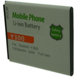 Batterie de téléphone portable pour HUAWEI Y300 3.7V Li-Ion 1950mAh