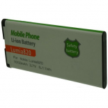 Batterie de tlphone portable pour NOKIA Lumia 820 3.7V Li-Ion 1650mAh
