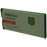 Batterie de téléphone portable pour NOKIA Lumia 820 3.7V Li-Ion 1650mAh