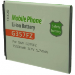 Batterie de téléphone portable pour SAMSUNG G313 3.7V Li-Ion 1300mAh