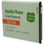 Batterie de téléphone portable pour SAMSUNG I8530 3.8V Li-Ion 1600mAh