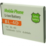 Batterie de téléphone portable pour NOKIA BL-4D 3.7V Li-Ion 1200mAh