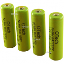 4 Batteries de tlphone 1.2V Ni-Mh 1500mAh