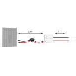 Kit connex. Panneau/Rg. 2x5m+Rg.Batt.2x2m+Passe-toit