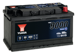 Batterie Yuasa YBX9115 AGM Start-Stop PLUS 12 V 80 AH 800 AMPS L 317 l 175 H 190