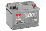 Batterie Yuasa YBX5075 conventionnelles Hautes performances 12 V 60 AH 640 AMPS L 243 l 175 H 175