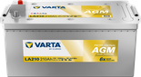 Batterie Loisirs Marine VARTA Professional AGM LA210 - 12V 210Ah 1200A